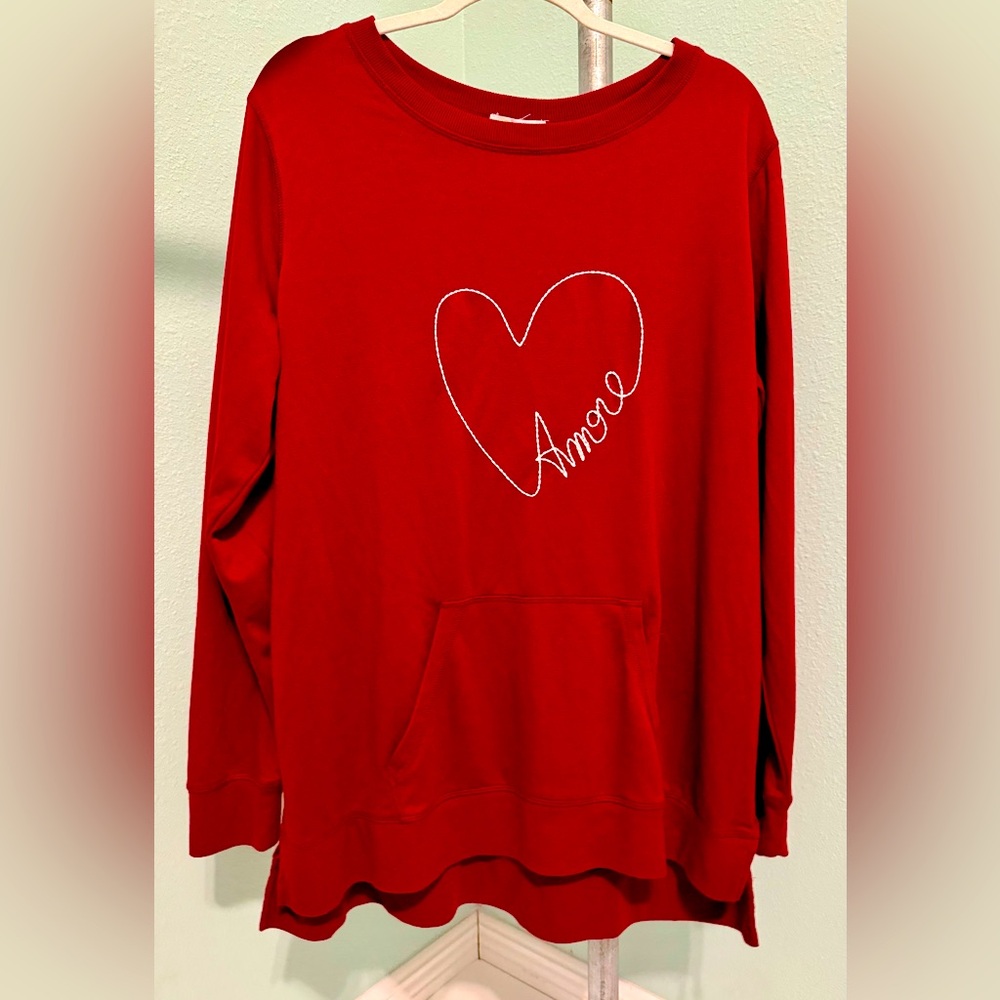 C. Wonder NWOT light sweatshirt size XXL burgundy